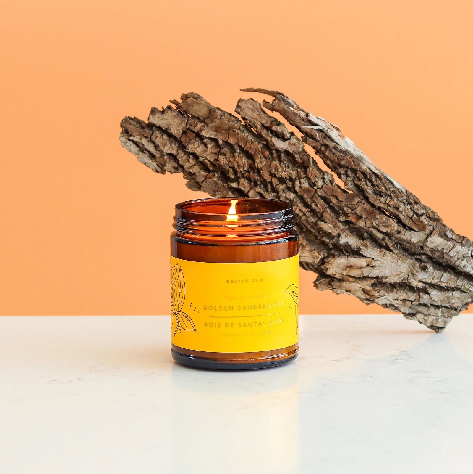 Baltic Club Golden Sandalwood Soy Candle