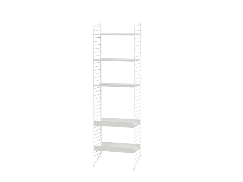 String Furniture Bathroom Bundle B I in White shelves and white panels