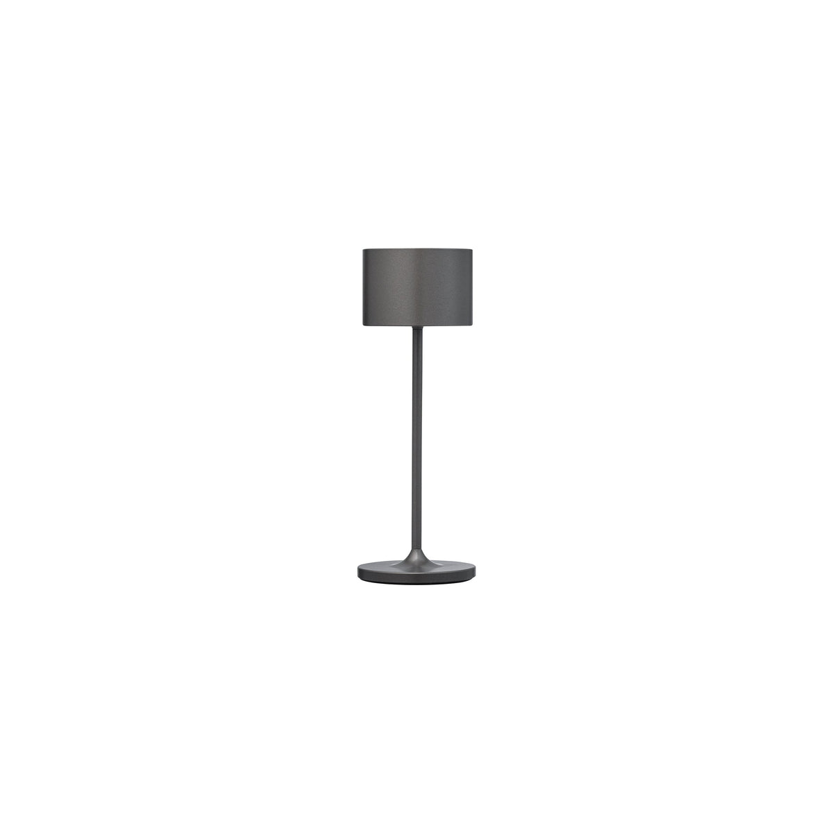 Blomus Farol Metallic Rechargable LED Mini Portable Indoor or Outdoor Table Lamp for Side Table, Bistro Table or Dining Table - Dimmable