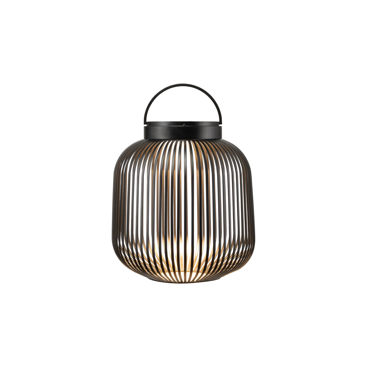 Blomus Lito Rechargable LED Portable Indoor or Outdoor Lighting Effect Steel Lantern - Dimmable - Varying Light Colors