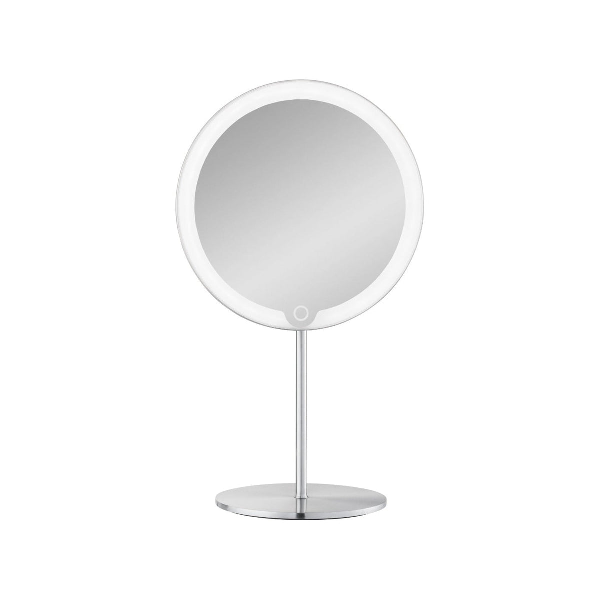 Blomus Modo LED Magnifying Vanity Makeup Mirror - Rechargeable - Stainless Steel