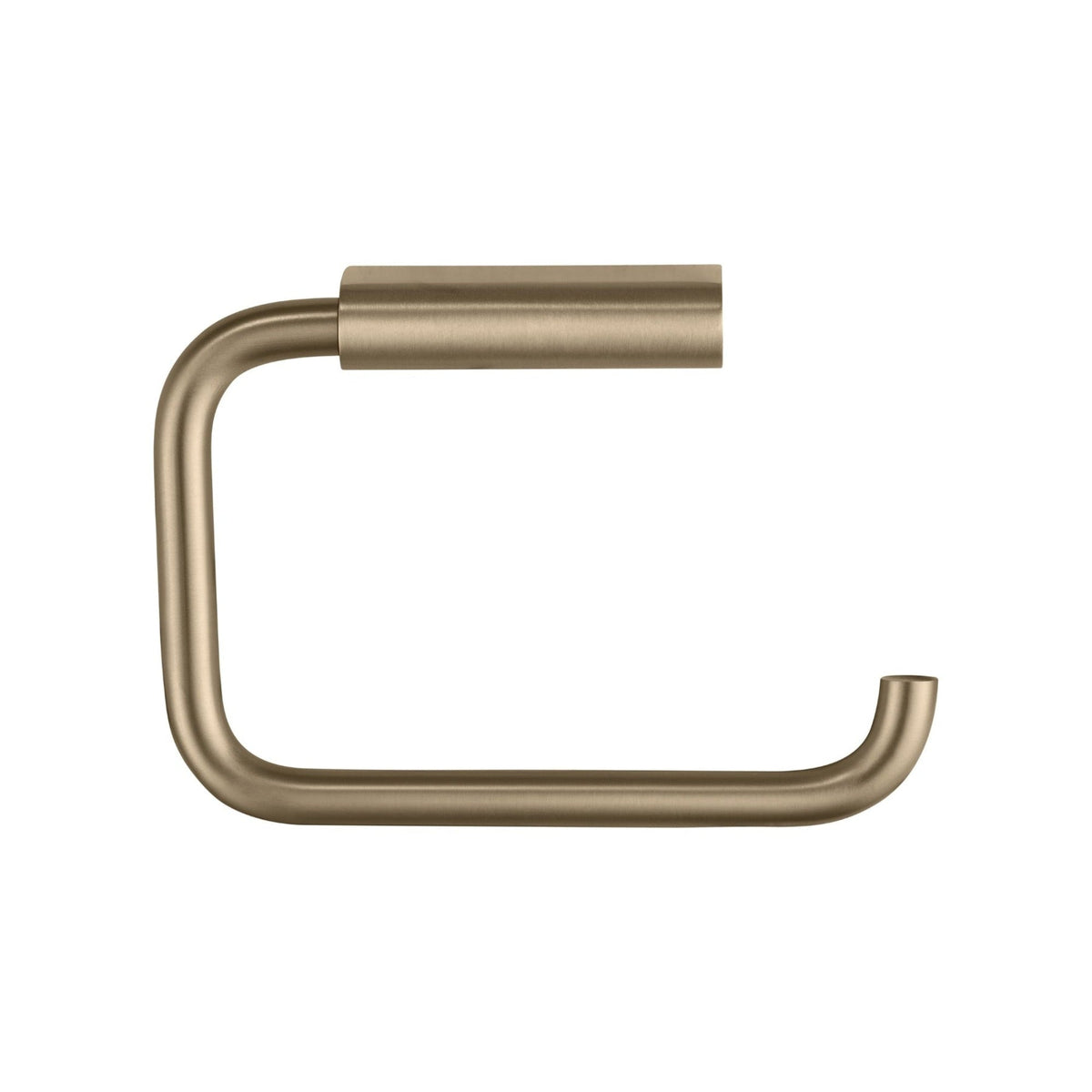 Blomus Modo Metallic Stainless Steel Wall Mounted Toilet Paper Holder - Industrial Modern Décor