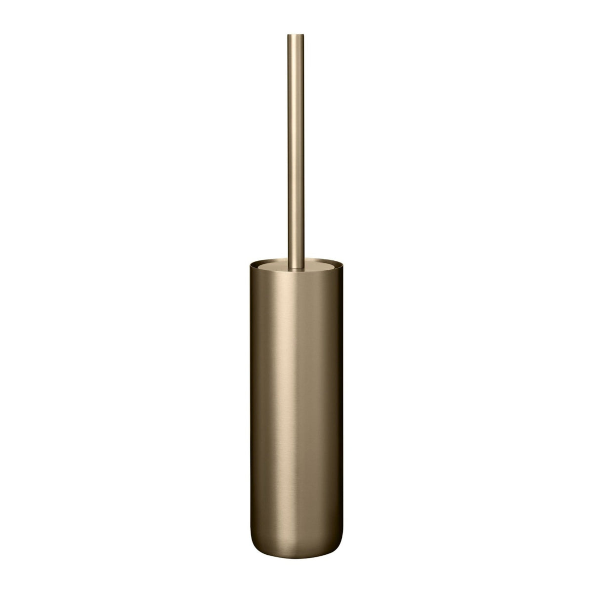 Blomus Modo Toilet Brush with Metallic Stainless Steel Decorative Holder - Industrial Modern Décor