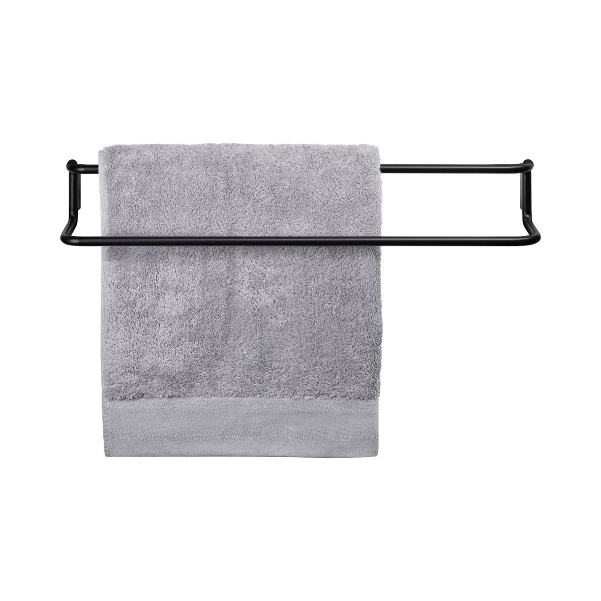 Blomus Modo Wall Mounted Towel Rail - Ti-Coated Stainless Steel - Holds 2 Towels - Industrial Modern Décor