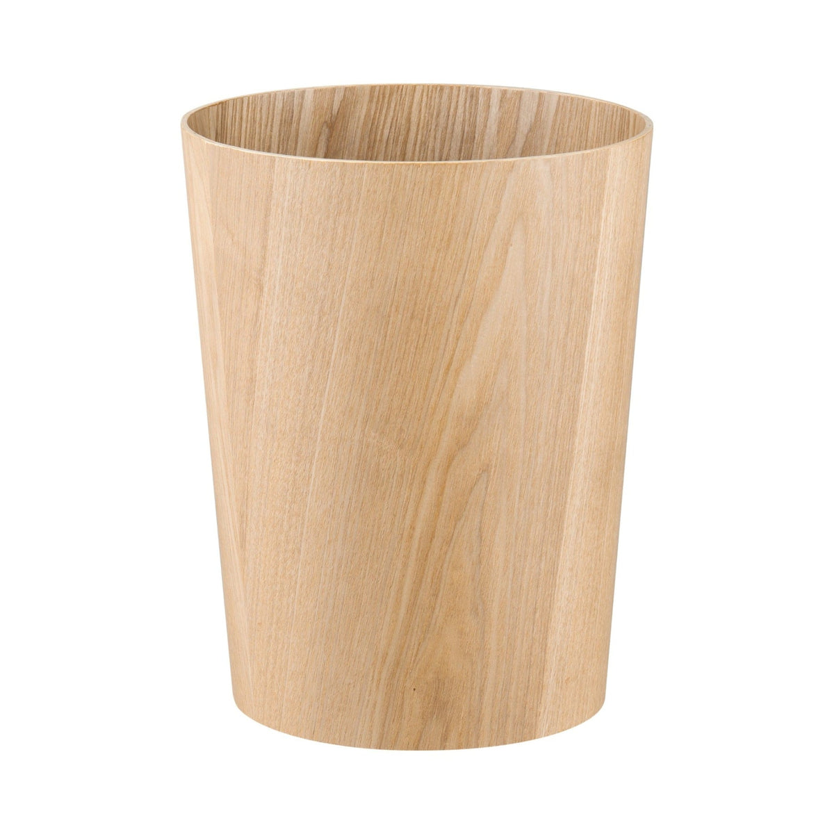 Blomus Wilo Natural Hardwood Wastebasket for Bathroom or Office - Scandinavian Minimalist Design - 2.5 Gallon