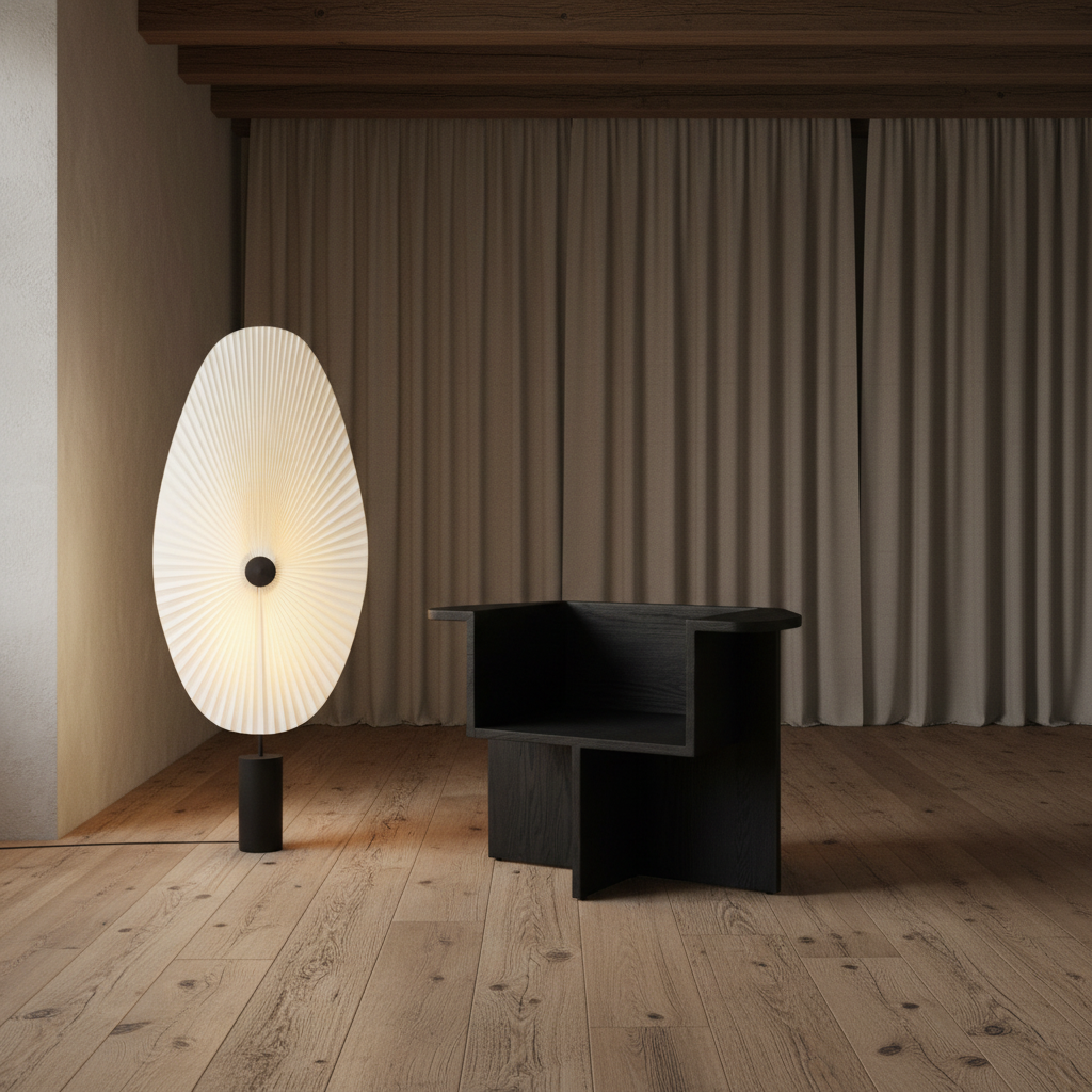 Gejst Liris Floor Lamp, Black