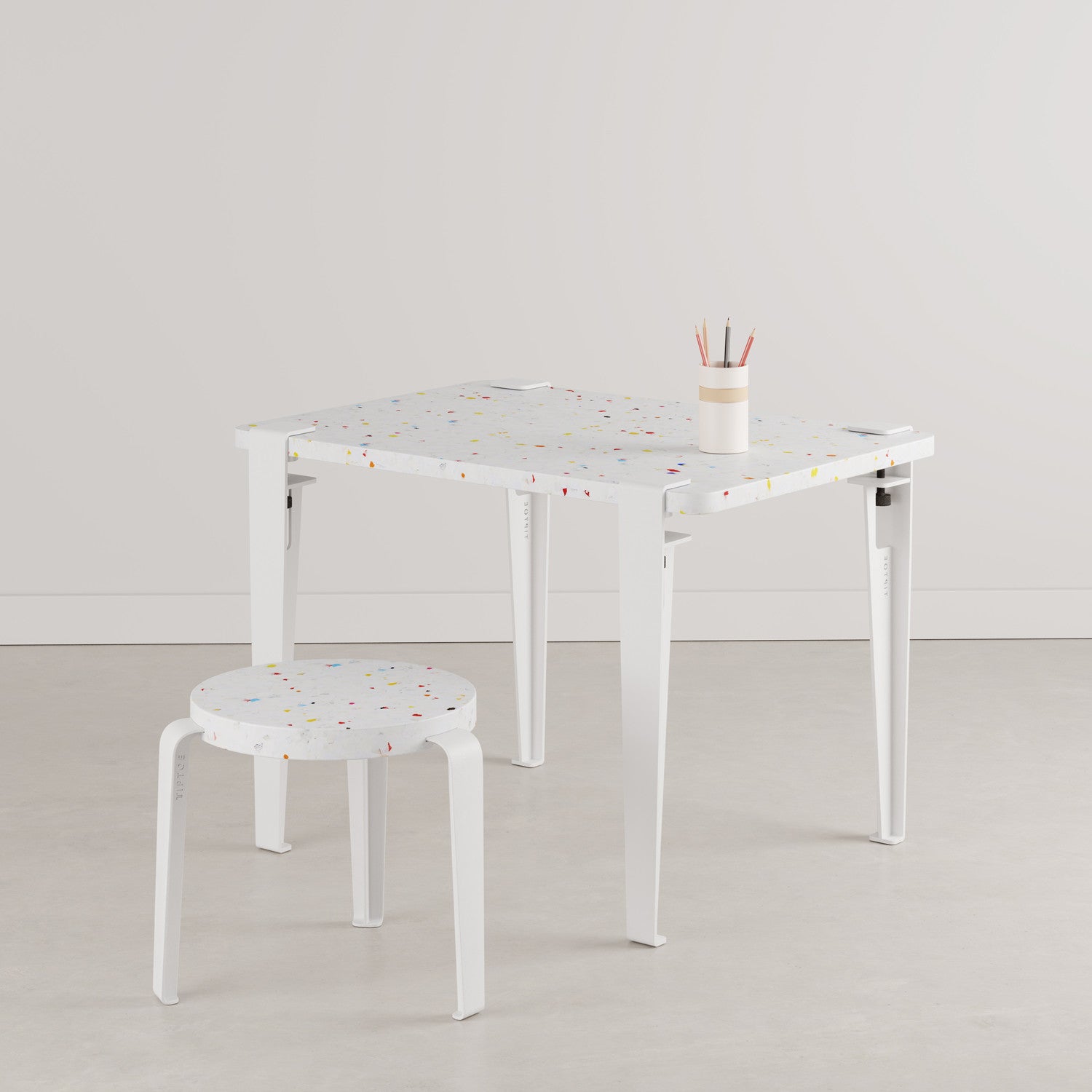 TIPTOE kids desk 70x50cm - recycled plastic Tutti Frutti