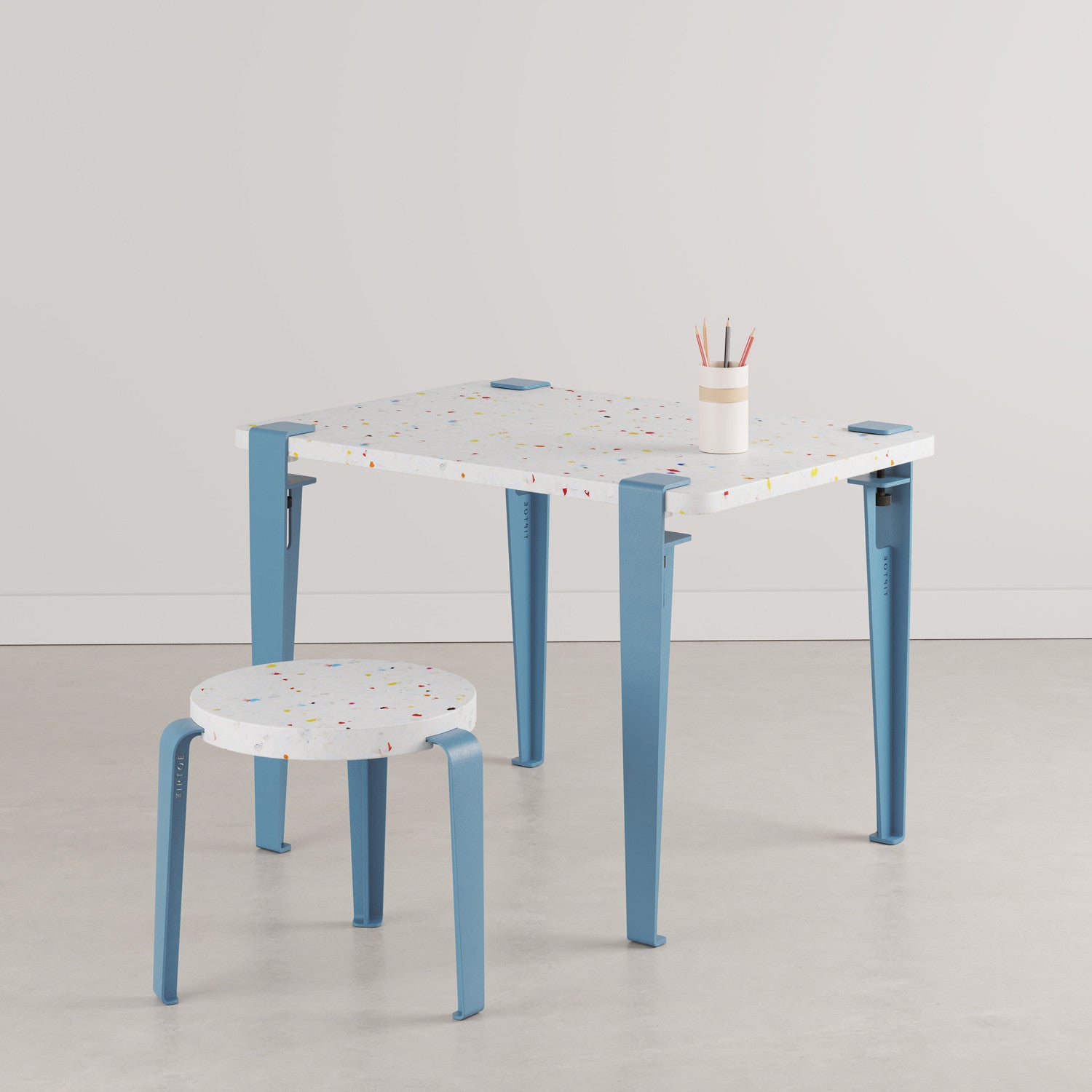 TIPTOE kids desk 70x50cm - recycled plastic Tutti Frutti