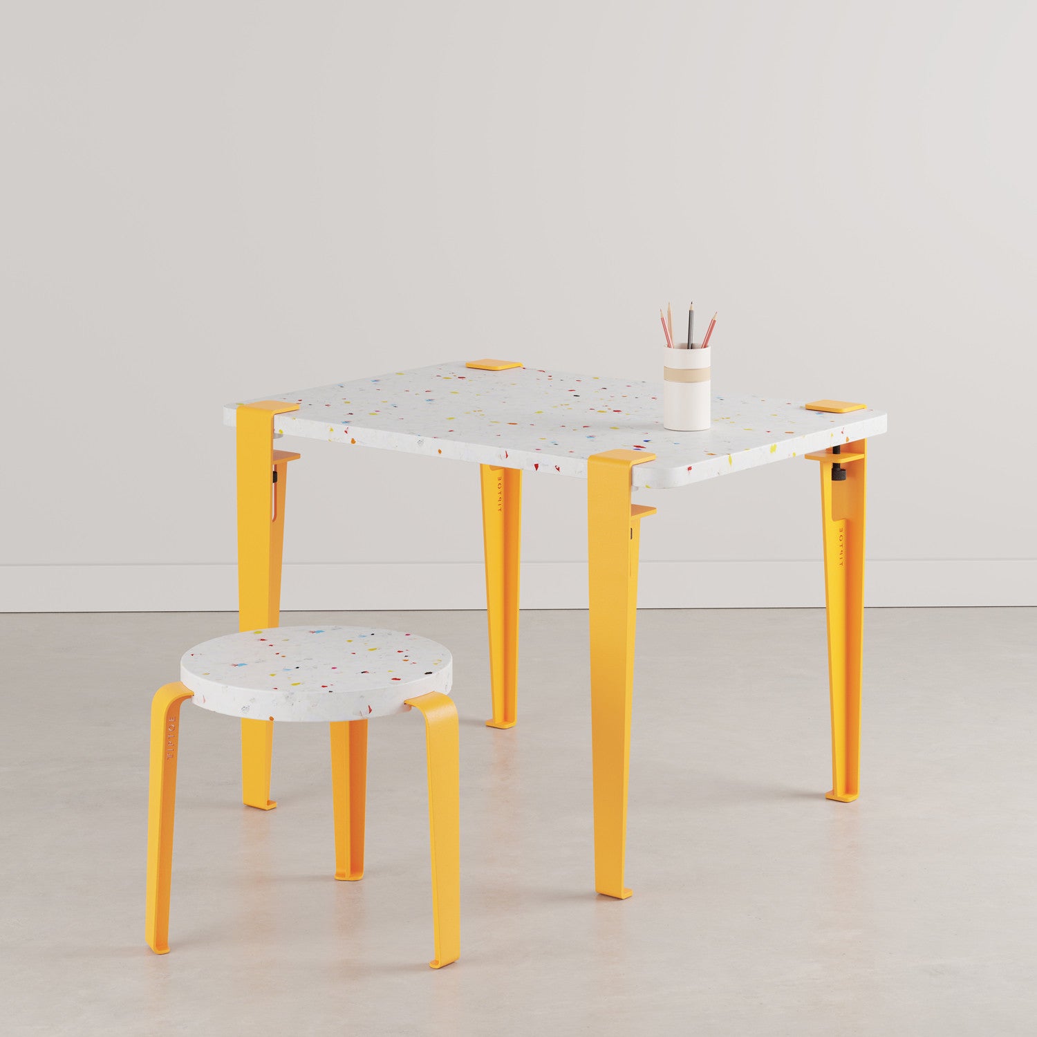 TIPTOE kids desk 70x50cm - recycled plastic Tutti Frutti