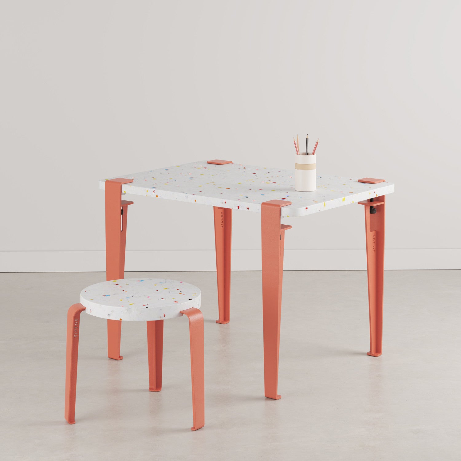 TIPTOE kids stool - recycled plastic Tutti Frutti