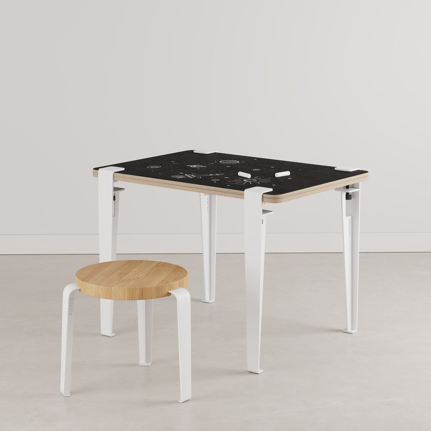 TIPTOE kids desk 70x50cm - Vice Versa blackboard