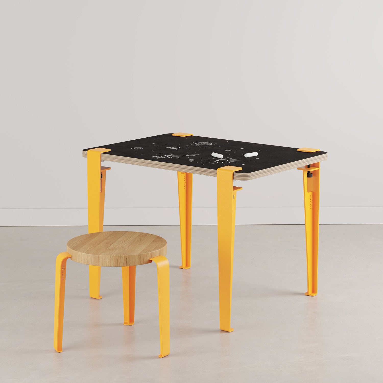 TIPTOE kids desk 70x50cm - Vice Versa blackboard