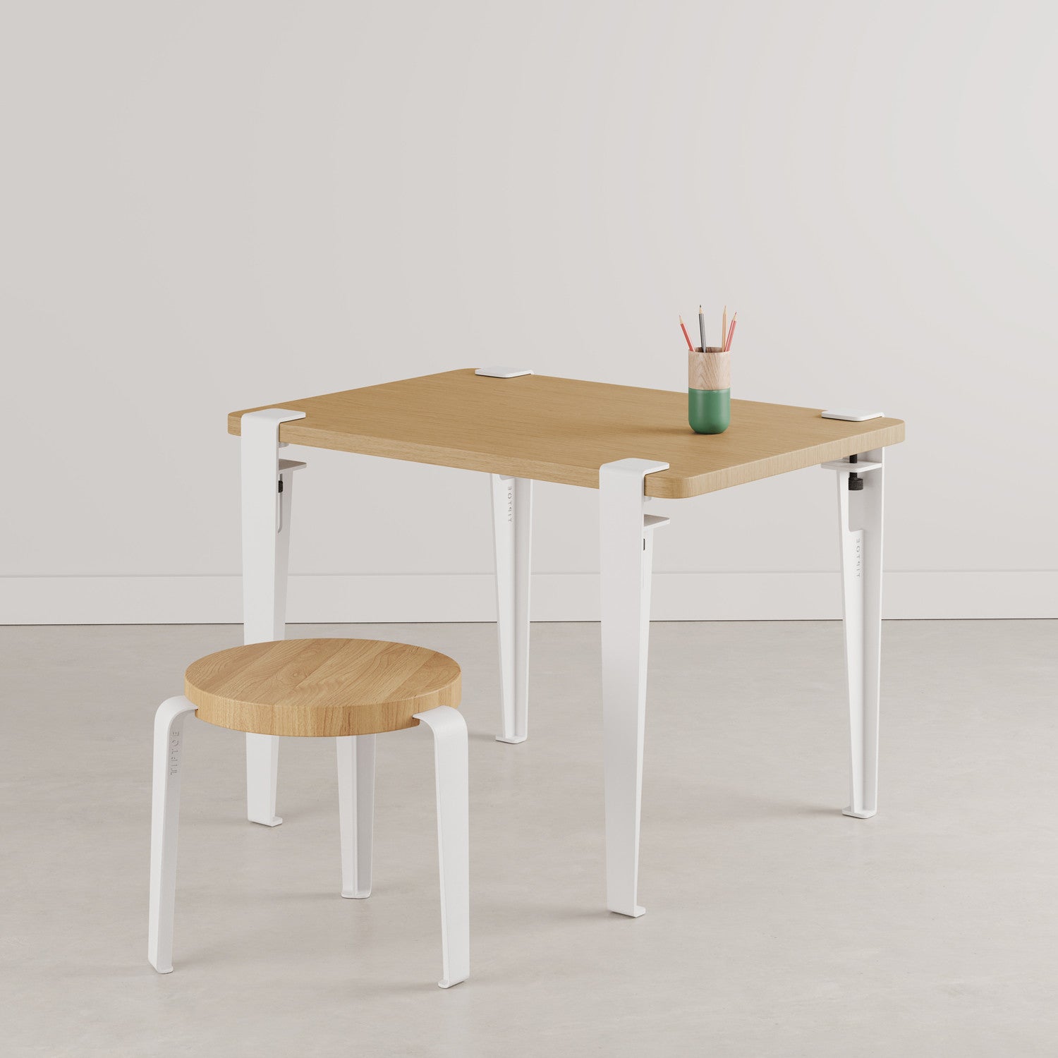 TIPTOE kids desk 70x50cm - solid oak