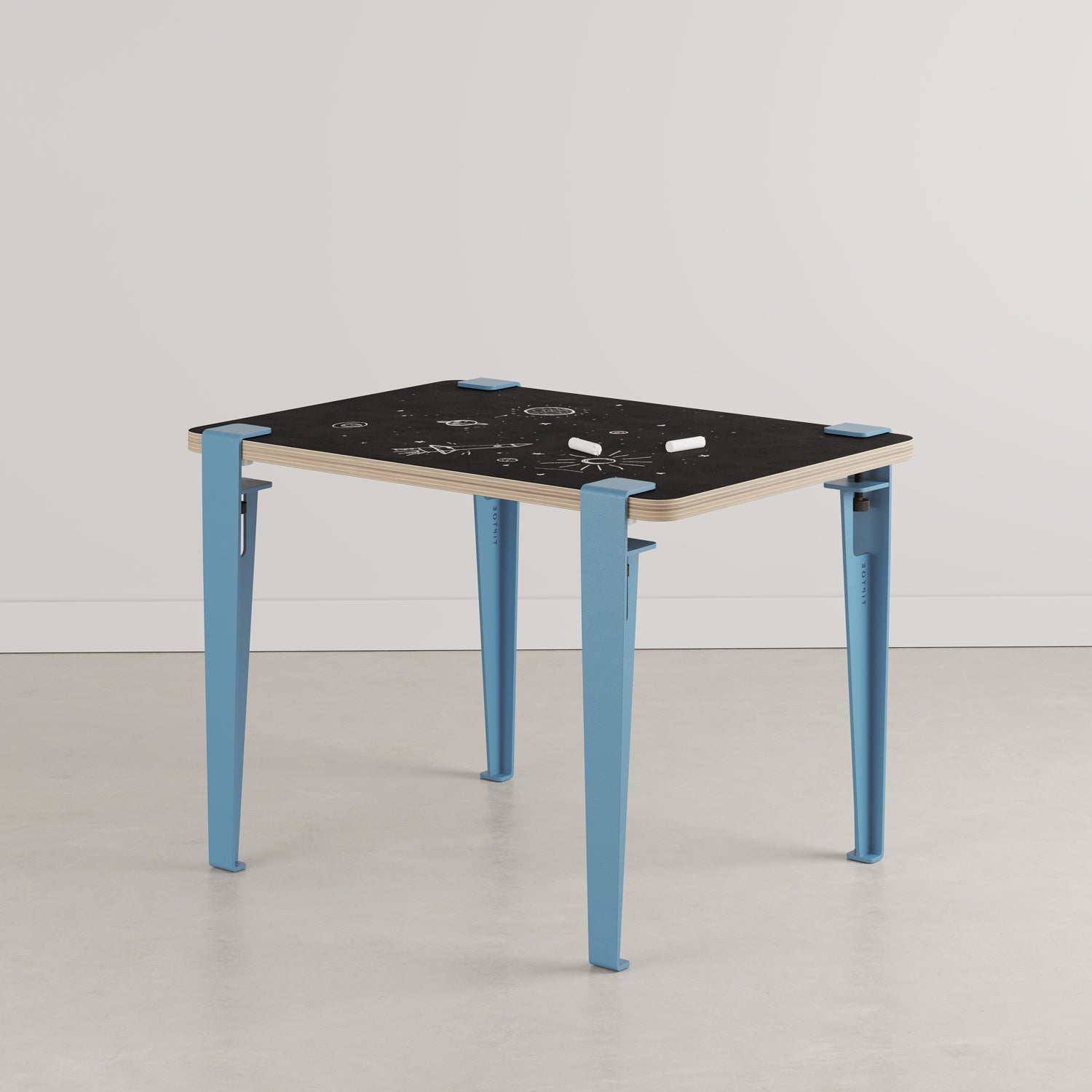 bureau kids ardoise bleu