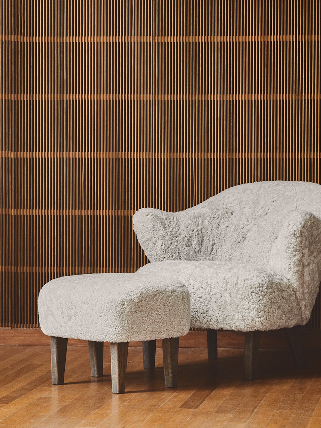 Audo Ingeborg Lounge Chair, Sheepskin
