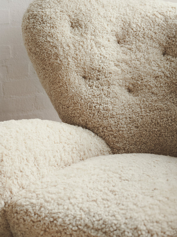 Audo The Tired Man Lounge Chair, Sheepskin