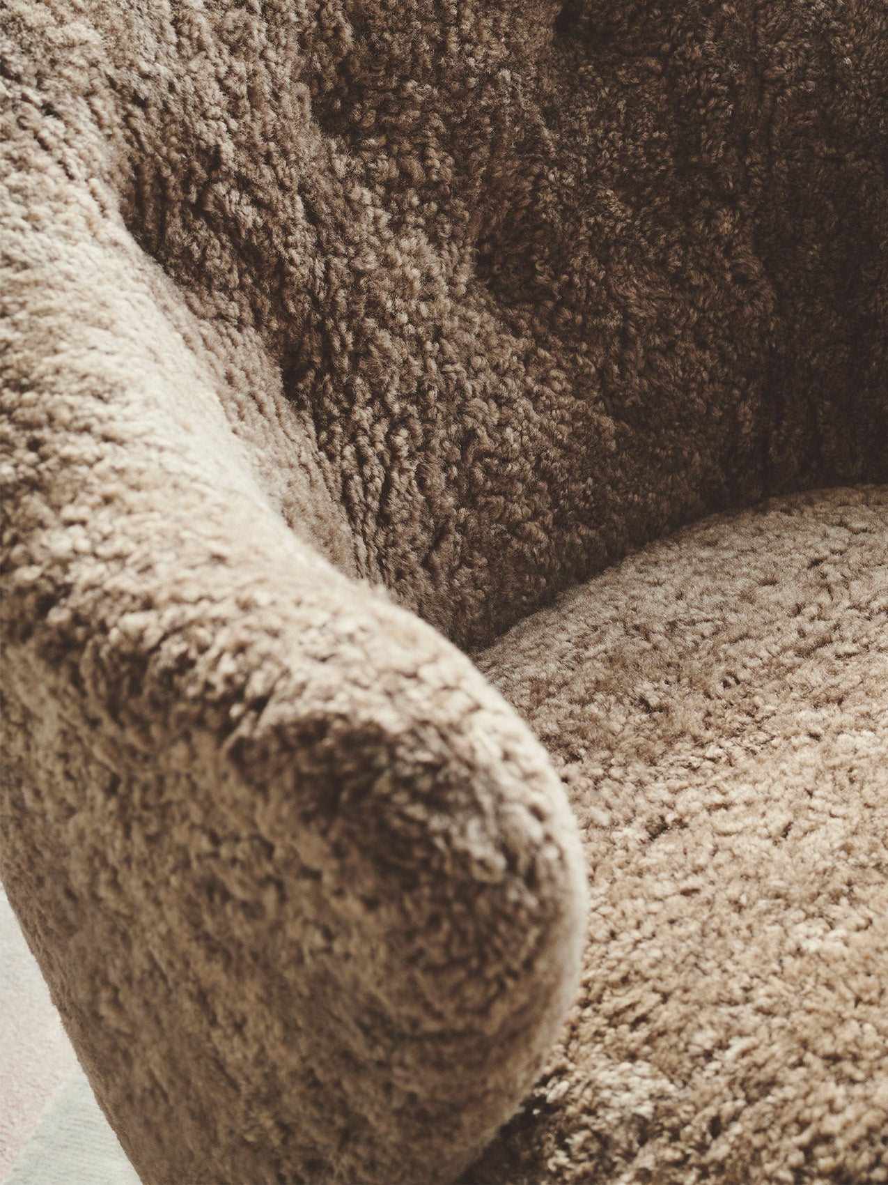Audo Ingeborg Lounge Chair, Sheepskin