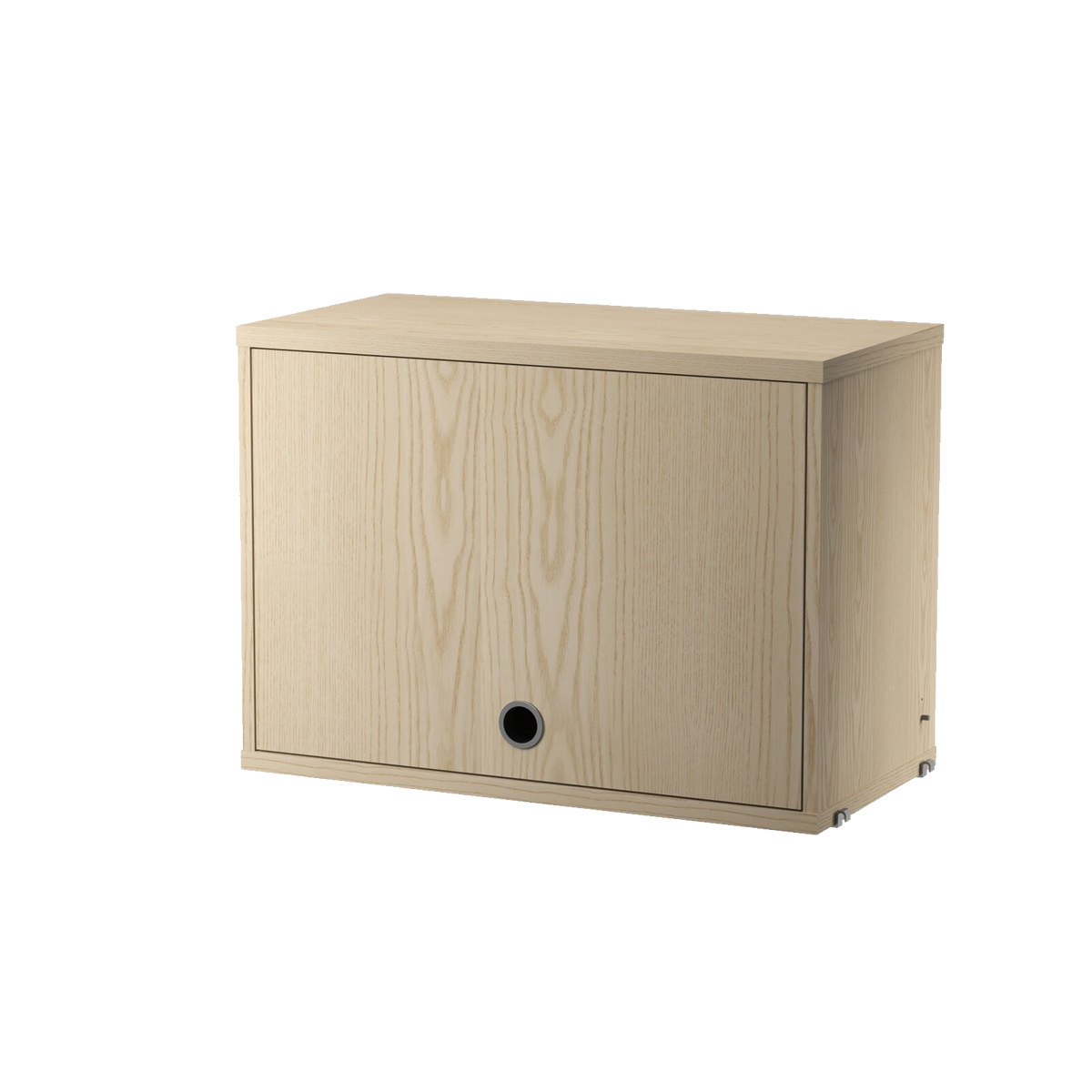 Cabinet with Flip Door w58 x d30 x h42 cm in Ash by String Furniture