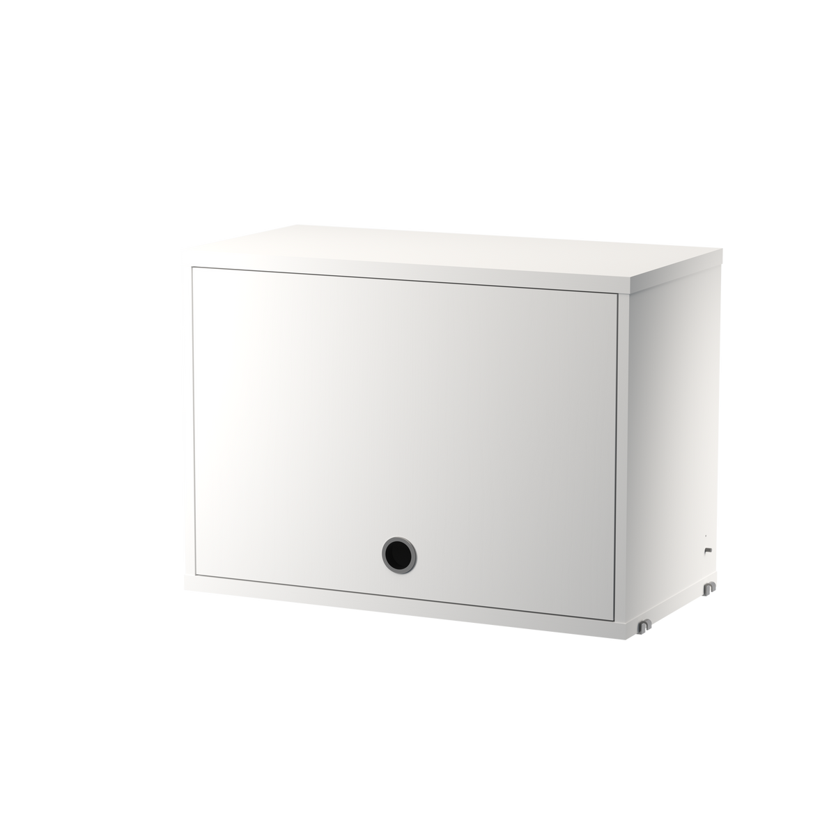 Cabinet with Flip Door w58 x d30 x h42 cm in White by String Furniture