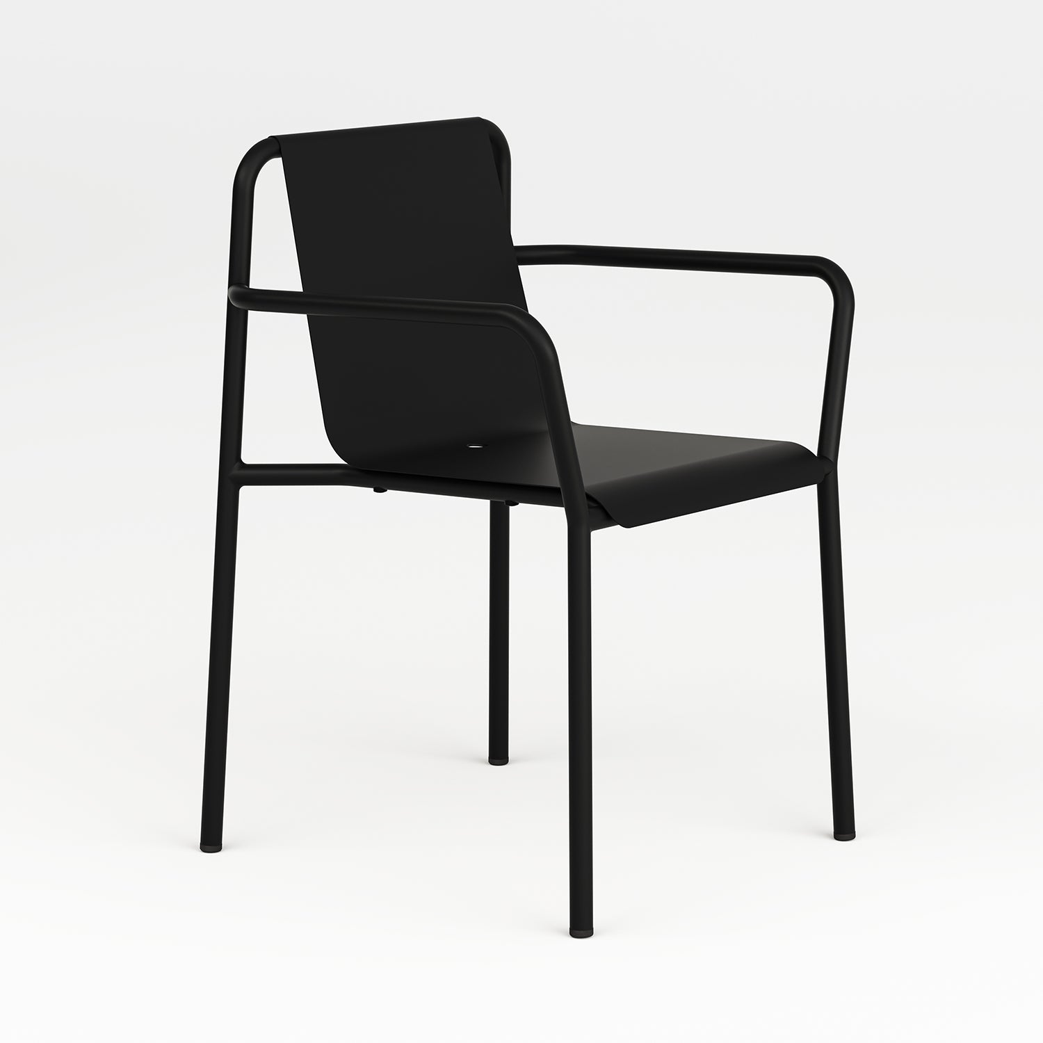 chaise-accoudoirs-panorama-front-noir