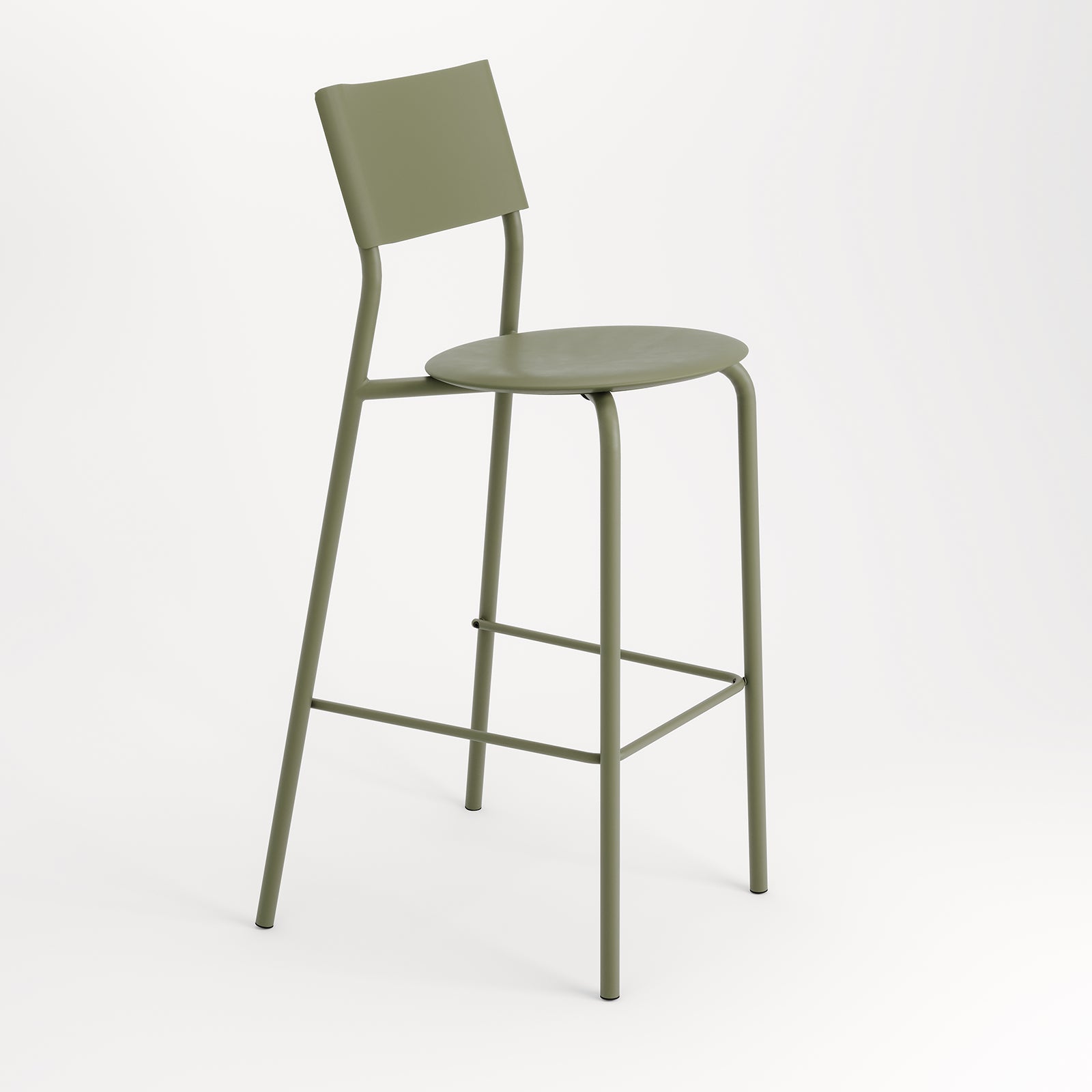 chaise-bar-75cm-plastique-face-vertkaki