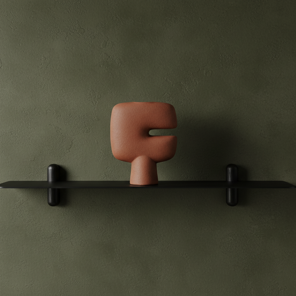 Gejst Nivo Shelf Large G - black ash/ black