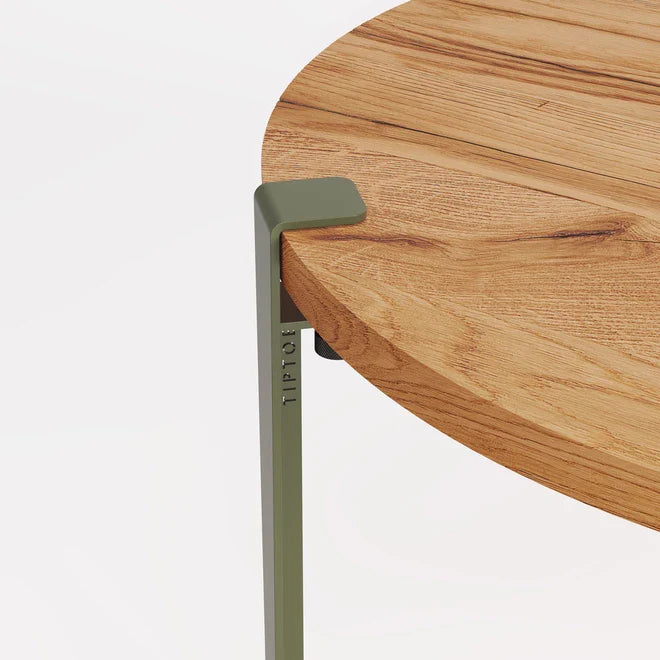 TIPTOE Round Coffee Table - Reclaimed Wood