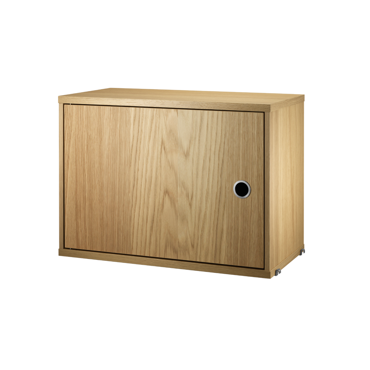 Cabinet with swing door w58 x d30 x h42 cm in Oak by String Furniture