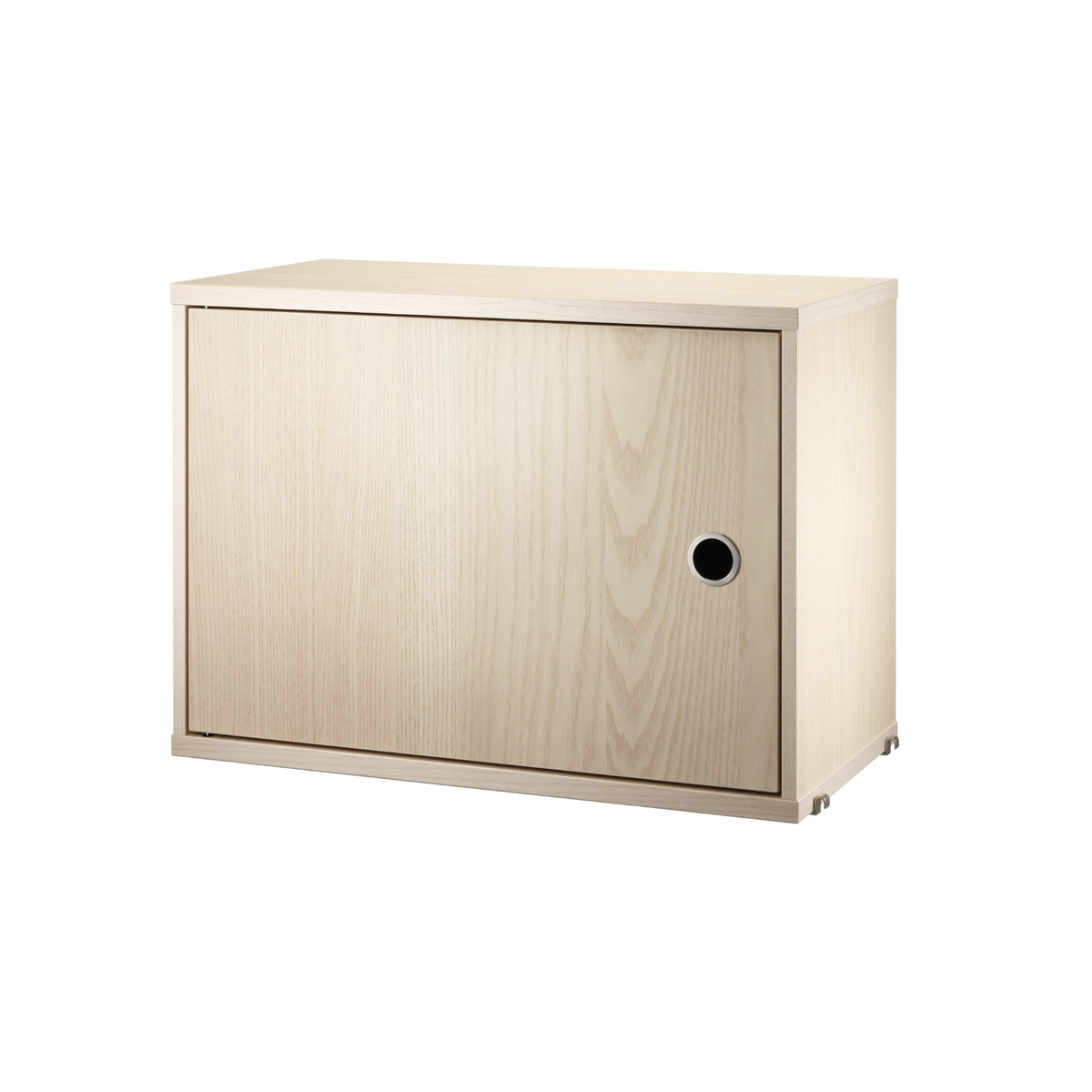 Cabinet with swing door w58 x d30 x h42 cm in Ash by String Furniture