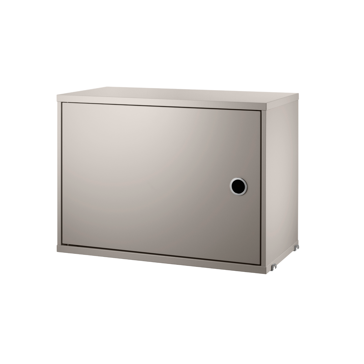 Cabinet with swing door w58 x d30 x h42 cm in Beige by String Furniture