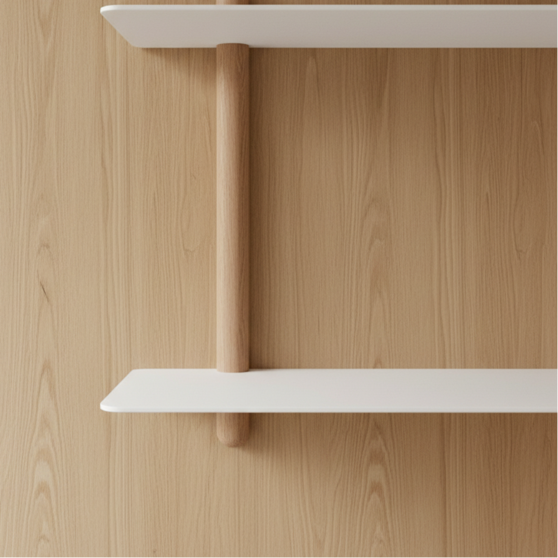 Gejst Nivo Shelf Large A - light oak/white