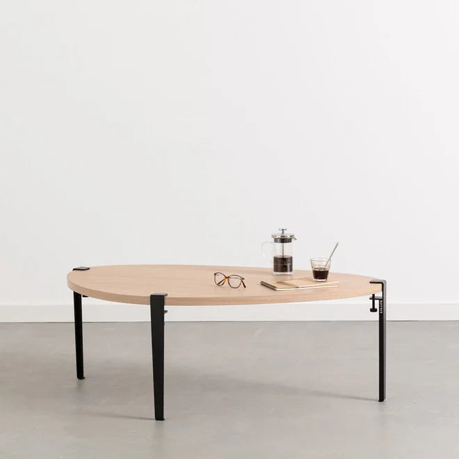 TIPTOE GALET coffee table – solid oak