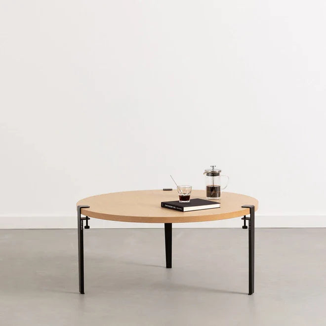 TIPTOE Round Coffee Table - Solid Oak