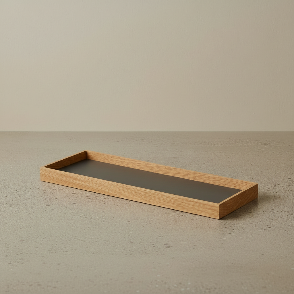 Gejst Frame tray small, oak/grey