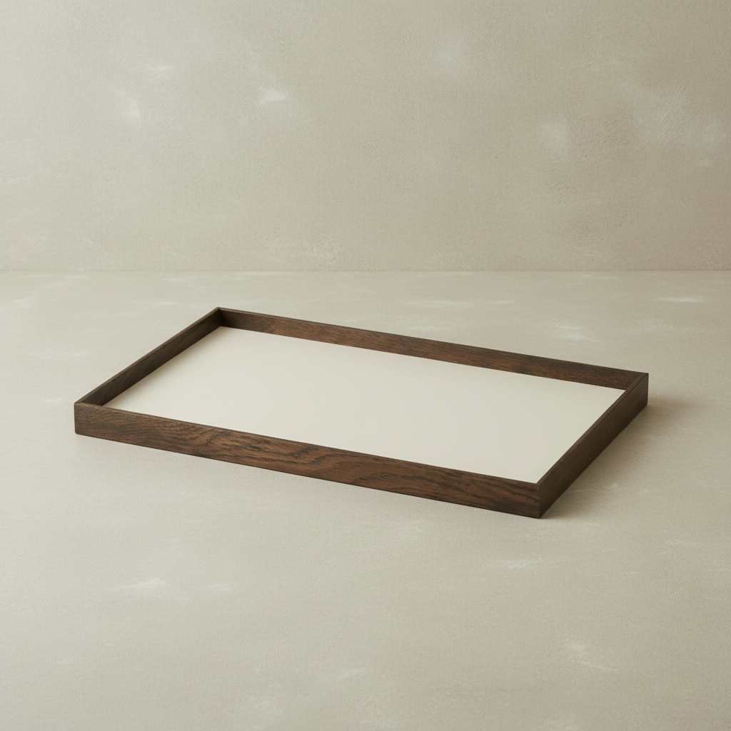 Gejst Frame tray medium, smoked oak/beige