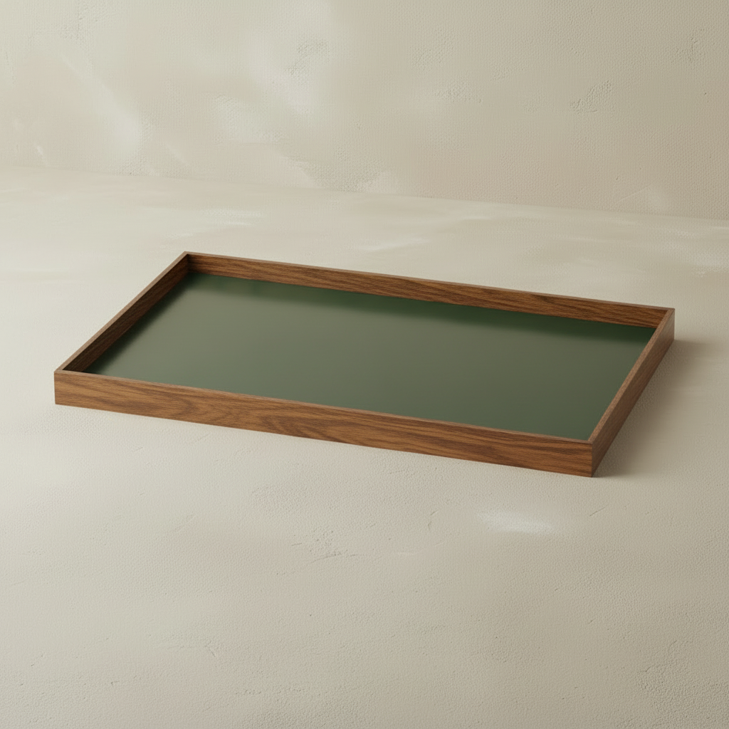 Gejst Frame tray medium, smoked oak/green