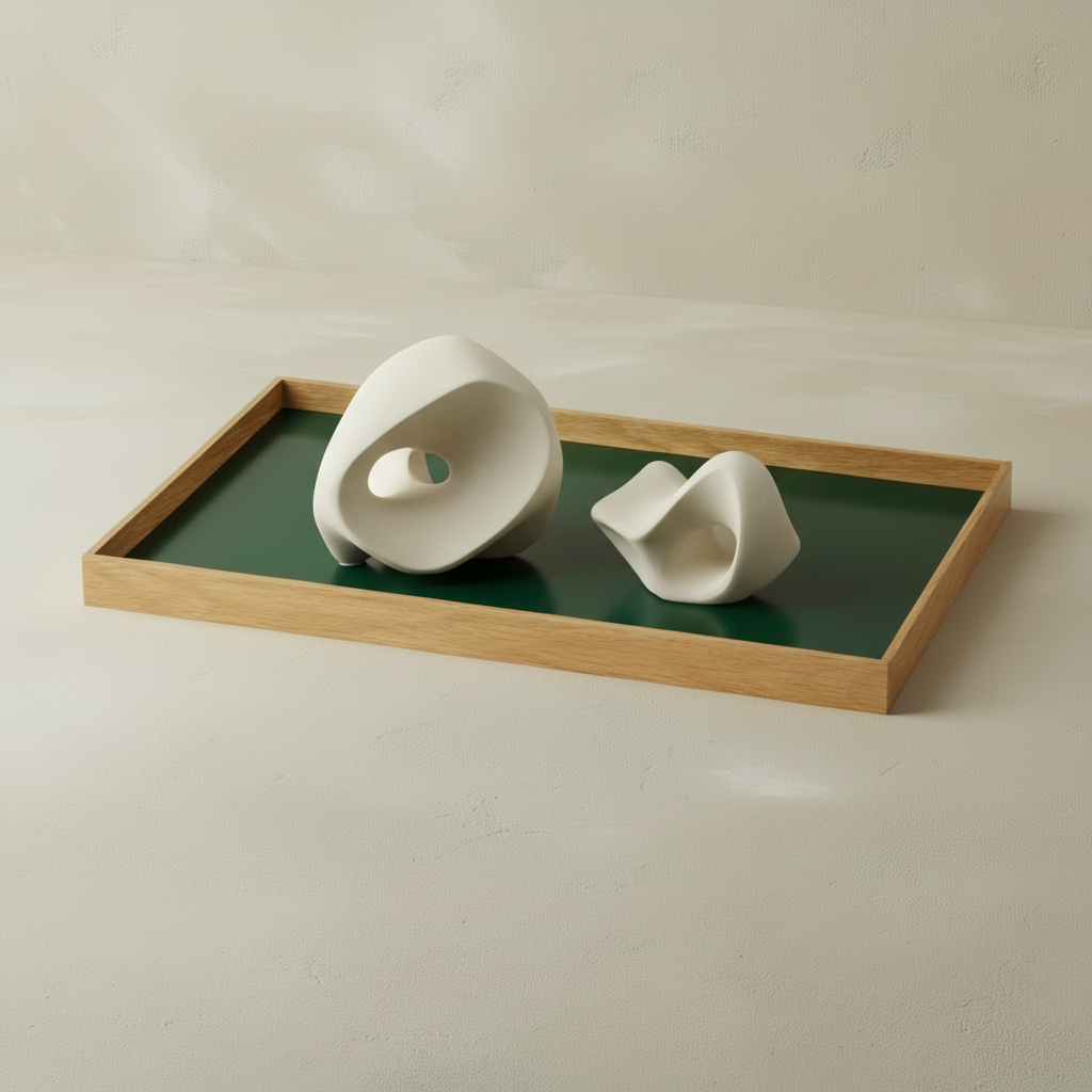 Gejst Frame tray medium, oak/green
