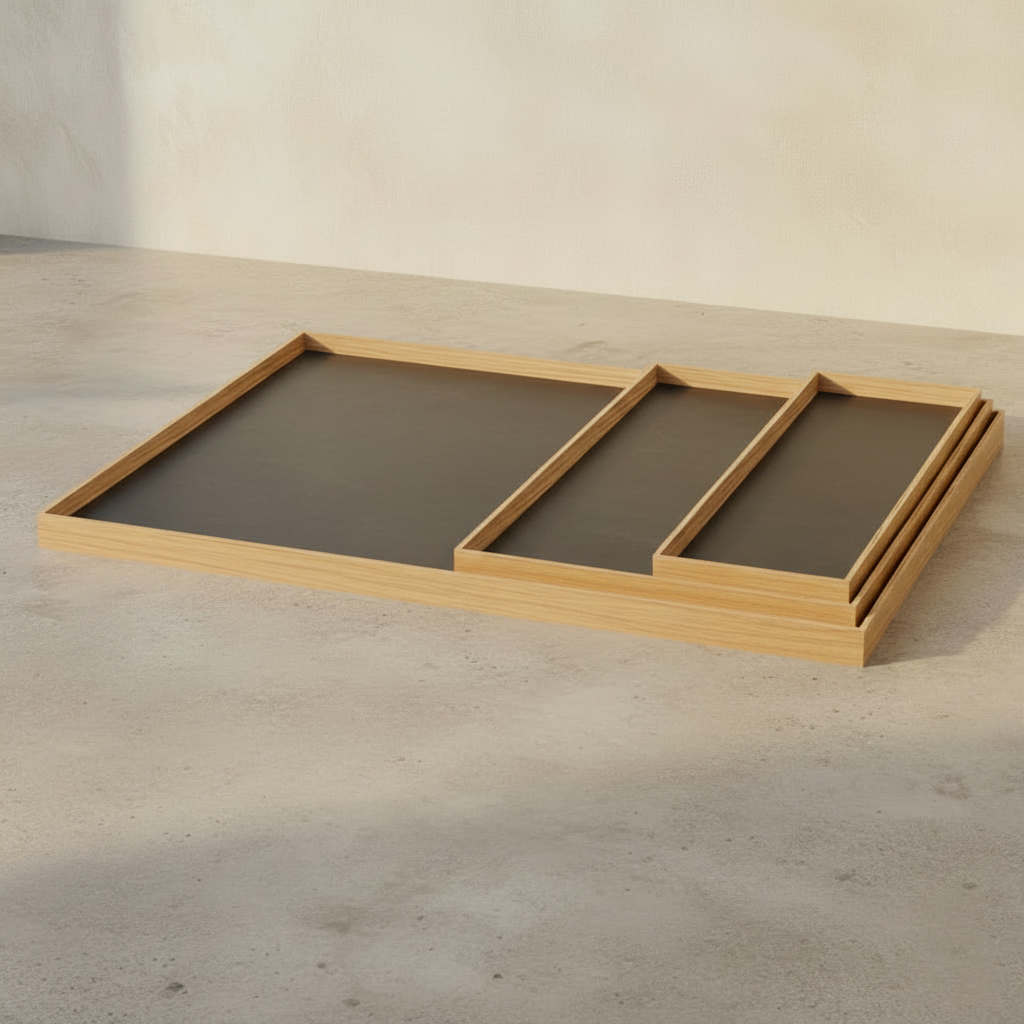 Gejst Frame tray medium, oak/grey