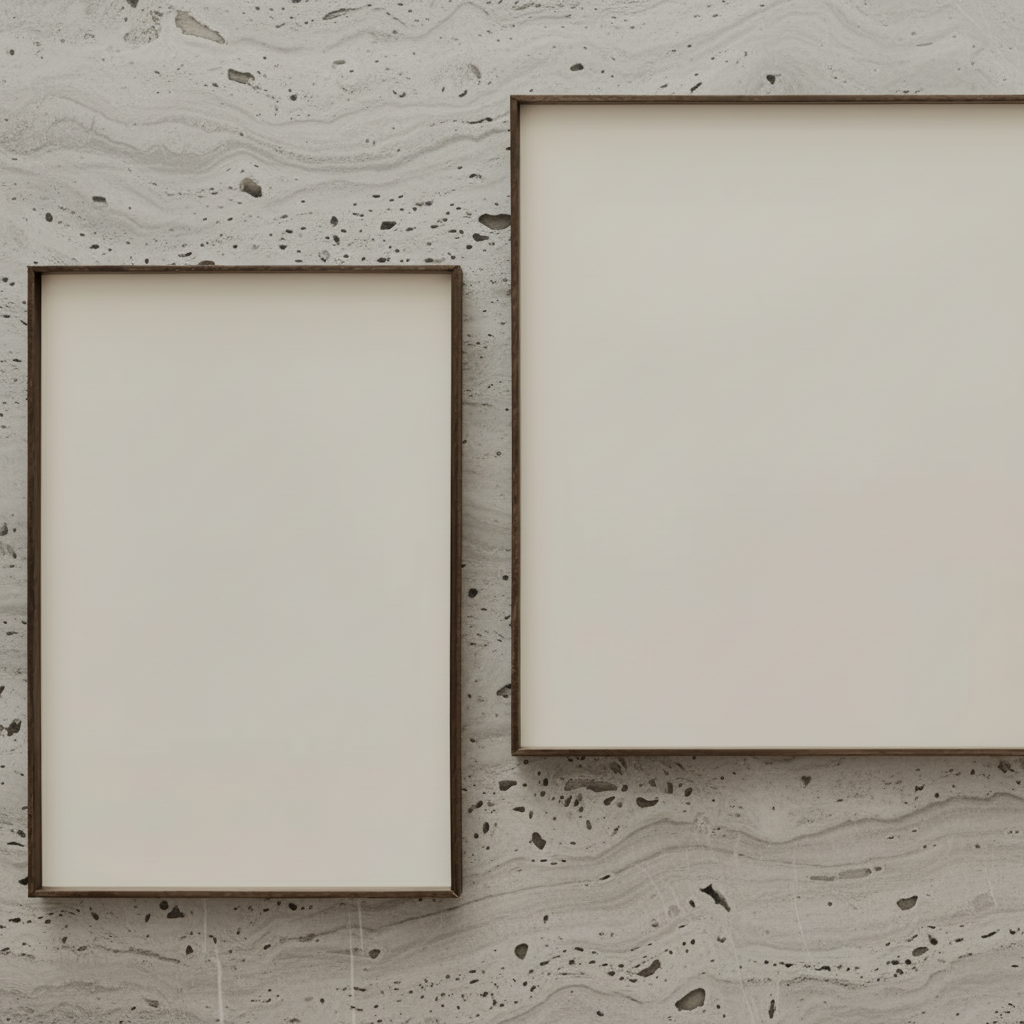 Gejst Frame tray medium, smoked oak/beige