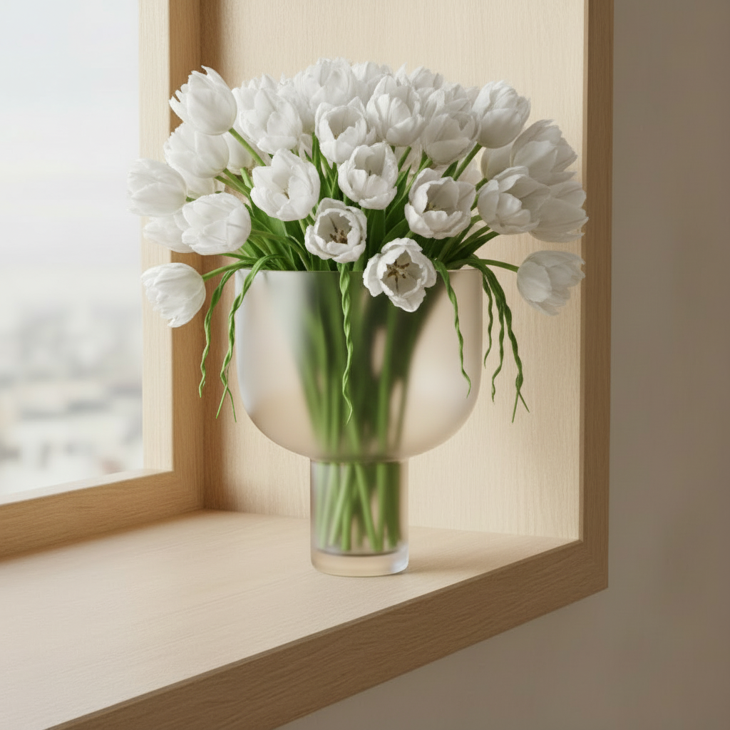 Gejst Nebl Vase Large, Frosted