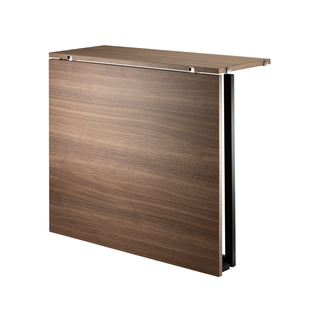 Folding Table in Walnut/Black by String Furniture