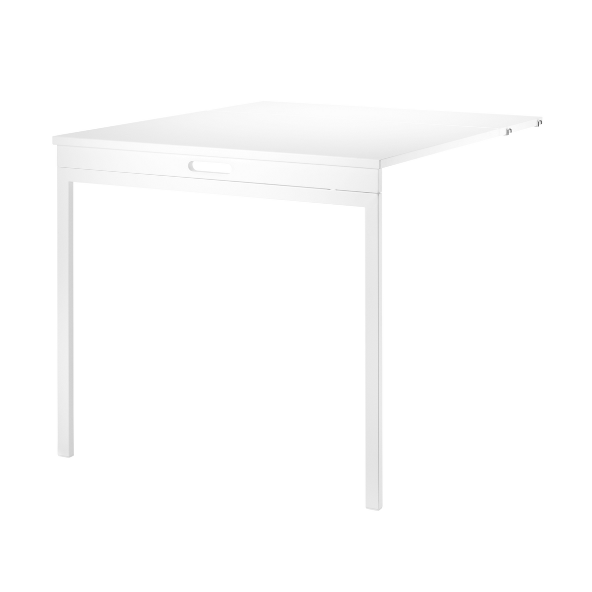 Folding Table in White/White by String Furniture