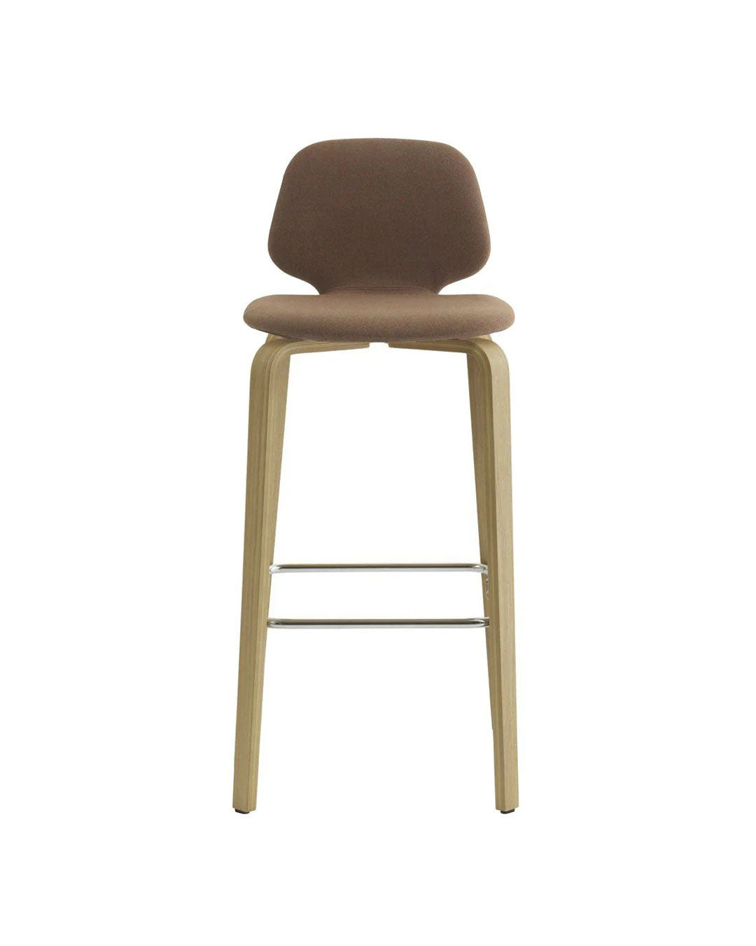 Normann Copenhagen My Chair Counter/Bar Stool - Wood Base - Fully Upholstered