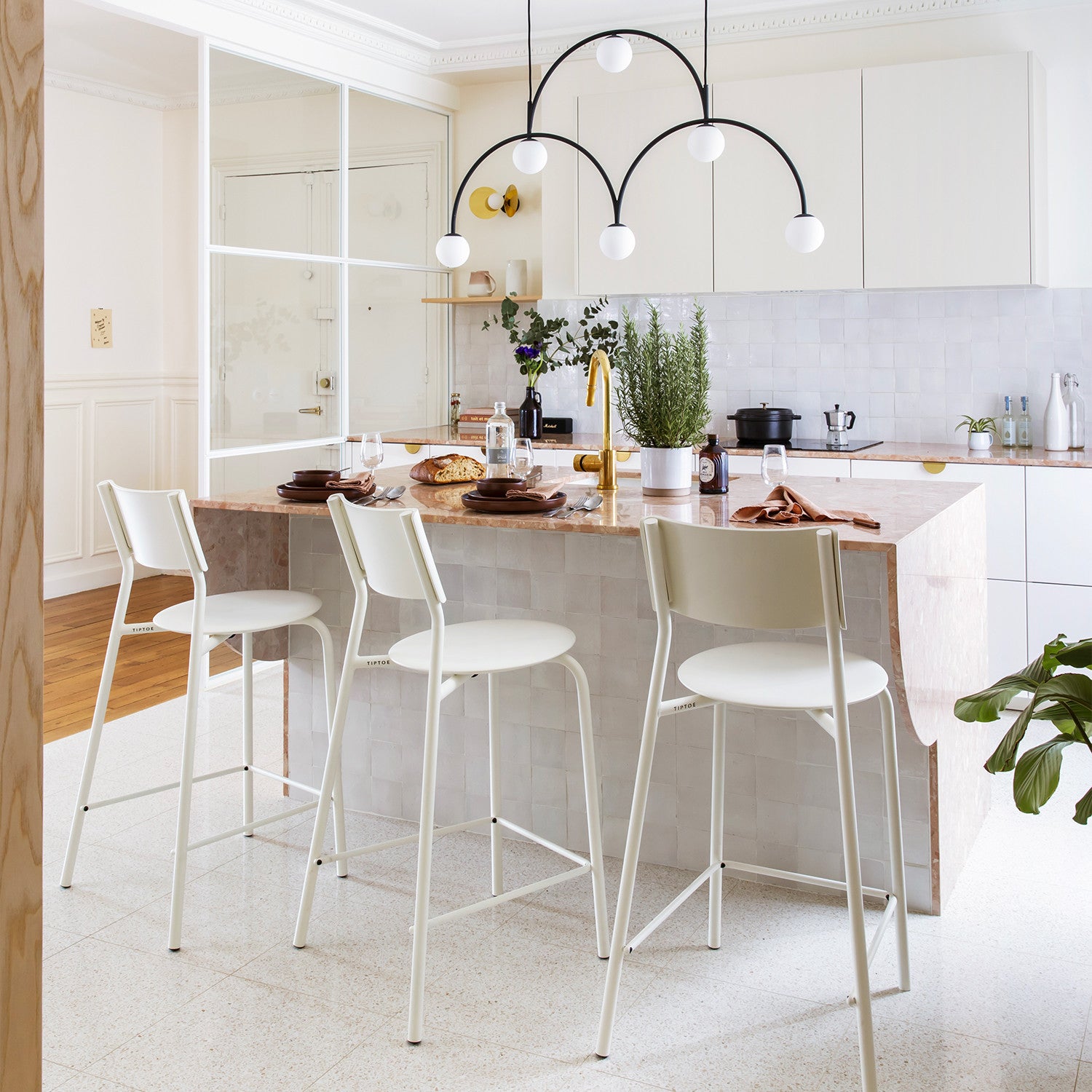 TIPTOE SSDr bar chair - recycled plastic