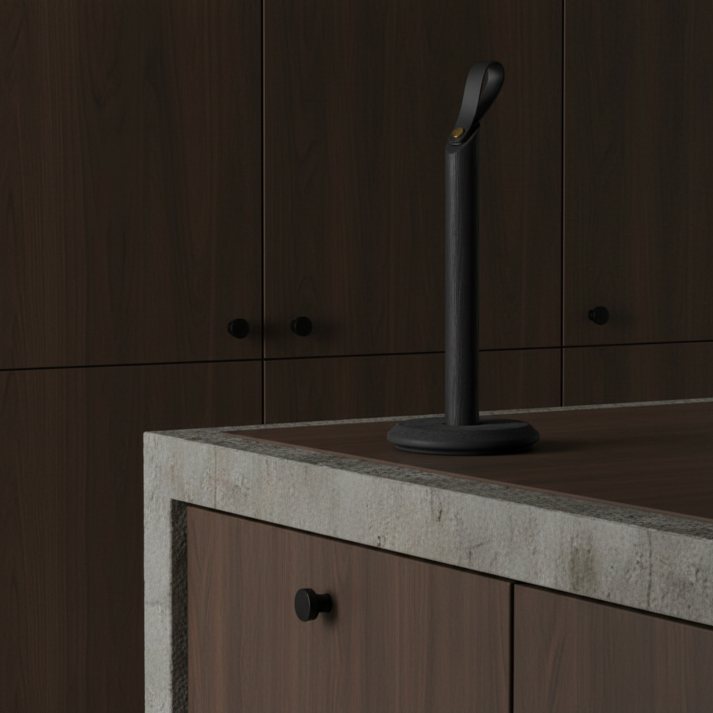 Gejst Grab kitchen roll holder, black