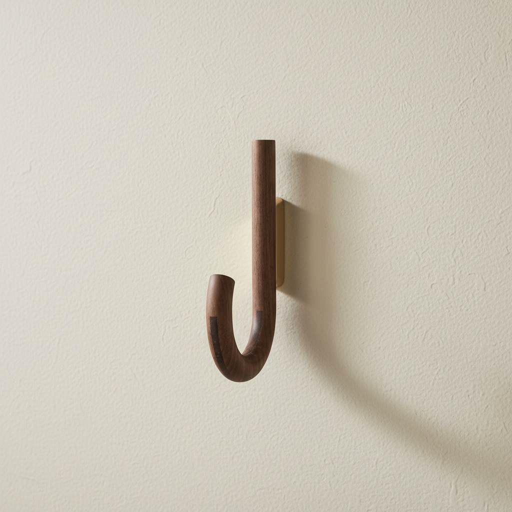 Gejst Hook Big, walnut-brass
