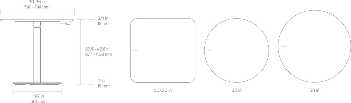Float Gather - Dimensions Image