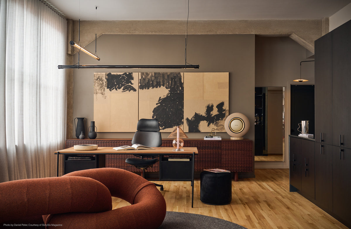 Humanscale Freedom Headrest chair in a living space