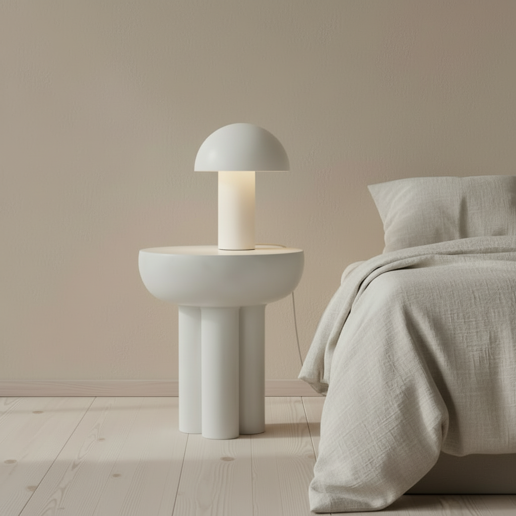 Gejst Leery table lamp, white