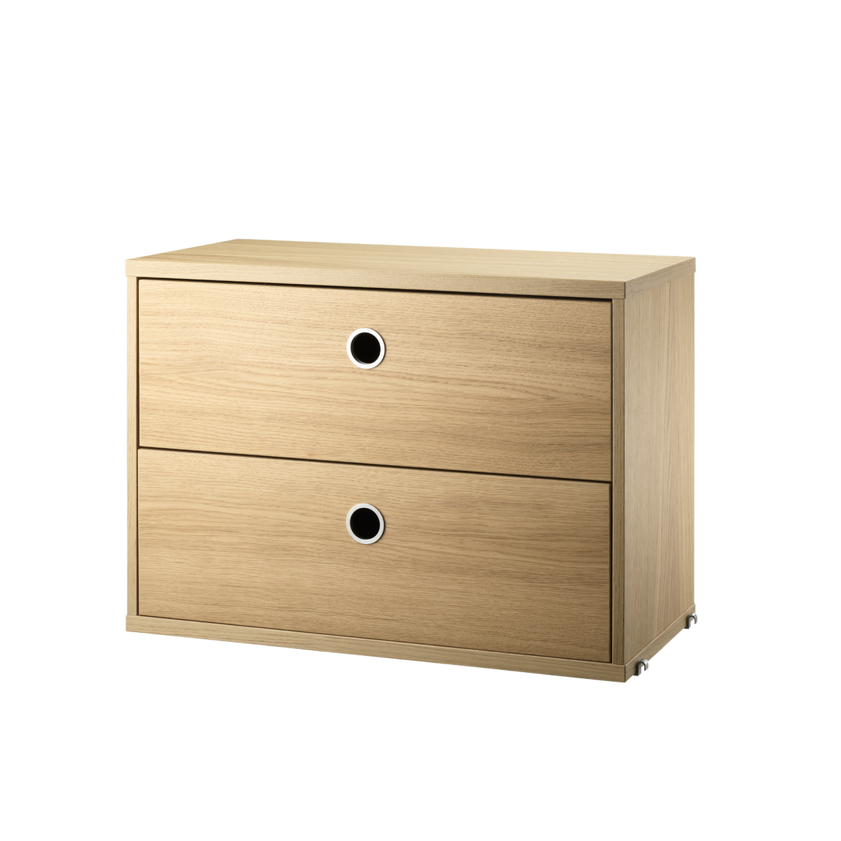Chest of Drawers w58 x d30 x h42 cm in Oak by String Furniture